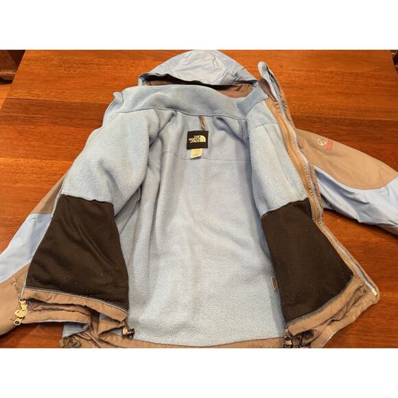 Small The North Face Summit Series 3 In 1 Winter Twin Coat Fleece Jacket Blue - Picture 2 of 12